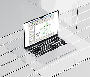 Measure contours with tangential elements