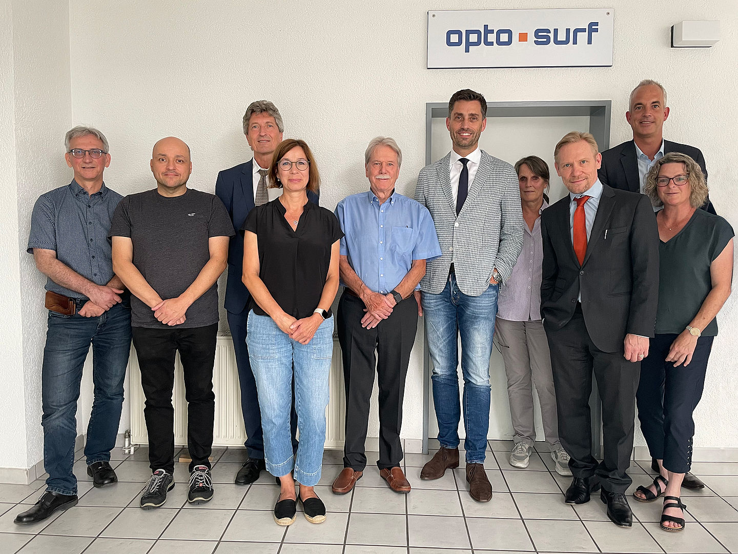 From now on they are a joint team: the colleagues from OptoSurf and Mahr.